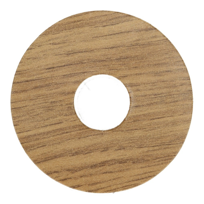 24017 Zelfkl. rozet (17 mm) eiken oudfrans (10 st.)