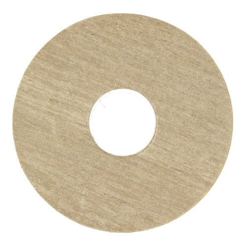 24159 Zelfkl. rozet (17 mm) zachte eik warm grijs (10 st.)