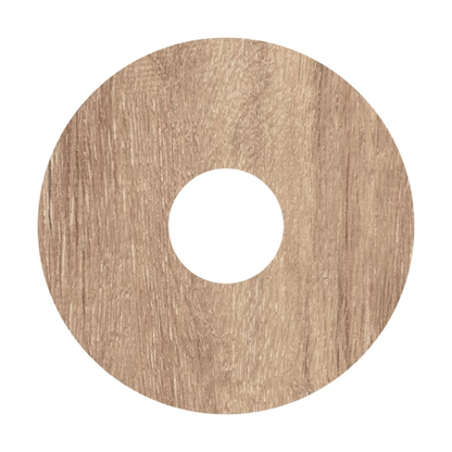 24230 Zelfkl. rozet (17 mm) Mountain Oak l. grey (10 st.)
