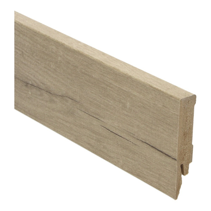 27159 | Rechte folieplint 70x14 zachte eik warm grijs
