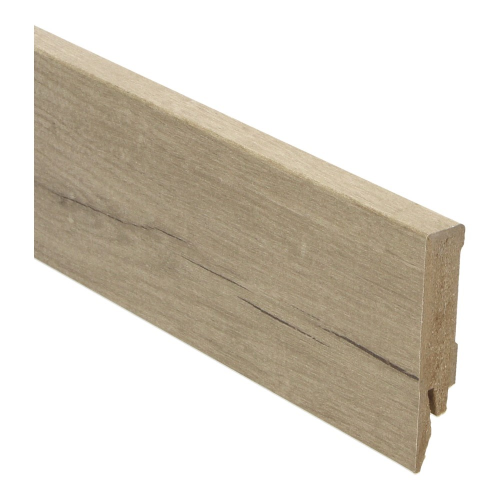 27159 | Rechte folieplint 70x14 zachte eik warm grijs